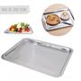 Imagem de Bandeja Retangular Aço Inox Rasa para Servir 36 x 27cm