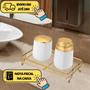 Imagem de  Bandeja Retangular Banheiro Lavabo Pia Porta Dispenser Sabonete Líquido Para Decorações