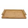 Imagem de Bandeja Retangular em Bambu com Alça para Servir M 39x27cm 320 - Infinite