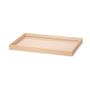 Imagem de Bandeja Retangular em MDF Bege Claro com Linho 3x45x27cm - Mart