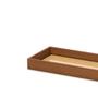 Imagem de Bandeja Retangular em MDF com Rattan 28,5 x 12 cm x 3cm