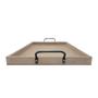 Imagem de Bandeja Retangular Lisa Simples com Alça 30,5x20,5x2 Kit 3un Mdf 6mm Madeira