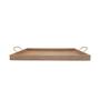 Imagem de Bandeja Retangular Lisa Simples com Alça 30,5x20,5x2 Mdf 6mm Madeira