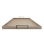 Imagem de Bandeja Retangular Lisa Simples com Alça 32x27x2 Kit 3un Mdf 6mm Madeira