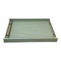 Imagem de Bandeja Retangular Mdf Pu Listra 3D Verde G - Entrecasa