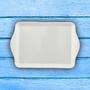 Imagem de Bandeja Retangular Travessa com Alça em Melamina 21x14cm