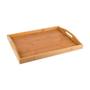 Imagem de Bandeja Servir Café da Manhã Lanche Retangular Bambu 40x30cm