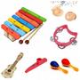 Imagem de Bandinha Ritmica com 6 Instrumentos Infantis Montessori