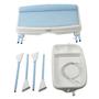 Banheira Burigotto Splash+ com Suporte e Trocador Baby Blue Azul Claro Imagem de Banheira Burigotto Splash+ com Suporte e Trocador Baby Blue Azul Claro