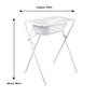 Banheira com suporte dobrável, tanque 25 L, até 30Kg banheira para bebê segura - Styll baby Imagem de Banheira com suporte dobrável, tanque 25 L, até 30Kg banheira para bebê segura
