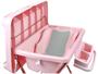 Banheira de Bebê Burigotto Millenia+ Mon Amour Trocador Rosa Imagem de Banheira de Bebê Burigotto Millenia+ Mon Amour Trocador Rosa