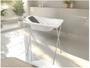 Banheira de Bebê com suporte Dobrável Galzerano - Acqua Trio Branco 20L Imagem de Banheira de Bebê com suporte Dobrável Galzerano