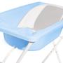 Imagem de Banheira de Bebê Plástica com Redutor Acqua Trio Azul Pastel 7065AZP Galzerano