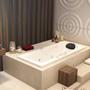 Imagem de Banheira de Hidromassagem Capri Astra em Gel Coat Gran Luxo 150x80x46cm - P5 - 110v - sem Aquecedor