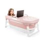 Imagem de Banheira Extra Grande Rosa 280L - Baby Pil