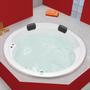 Imagem de Banheira Hidromassagem Astra Firenze Luxo 160cmx160cmx45cm - 04 Jatos Gel Coat P2 Sem Aquecedor