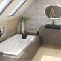 Imagem de Banheira Hidromassagem Box Nuova em Gel Coat Gran Luxo com Aquecedor - 170cm - Volume Ideal 120 Litr - 110V