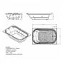 Imagem de Banheira Hidromassagem Ouro Fino Acrilbath Top Line 1,40mx80cmx42cm 03 Jatos com Aquecedor