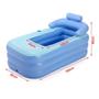Imagem de Banheira inflavel spa termica portatil adulto e criança piscina quente pvc viagem e casa termica