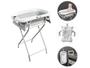 Banheira Para Bebê Dobrável C/Suporte Wish Branco Maxi Baby Imagem de Banheira Para Bebê Dobrável C/Suporte Wish Branco Maxi Baby