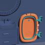 Imagem de Banheira para Bebê Infantil Retrátil Dobrável Modelo Caranguejo Feliz 28 Litros - 0 a 2 Anos de Idade