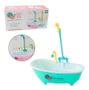 Imagem de Banheira Para Boneca Com Chuveiro Baby Doll Bath A Piha AZUL