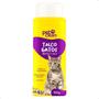 Imagem de Banho A Seco Talco Gatos Neutraliza Odores 100g Pet Clean