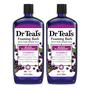 Imagem de Banho de espuma Dr. Teal's Black Elderberry com vitamina D de 1 L (pacote com 2)