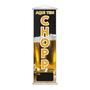 Imagem de Banner Aqui Tem Chopp Preço Fundo Preto Lona 100X30Cm