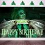 Imagem de Banner de Halloween Titenmaoyi Horror Birthday Party 150x100cm