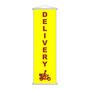Imagem de Banner Delivery Cliente Amarelo Serviço 100X30Cm