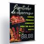 Imagem de Banner Espetinhos De Churrasco, Carne, Queijo, Pão De Alho