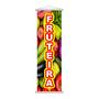 Imagem de Banner Fruteira Frutas Serviço Banca Lona Colorido 100X30Cm