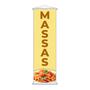 Imagem de Banner Massas Espaguete Macarrão Restaurante Comida 100x30cm