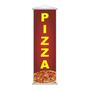 Imagem de Banner Pizza Pizzaria Comida Serviço Lona 100X30Cm