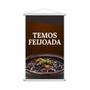 Imagem de Banner Temos Feijoada Restaurante Comida Lona 60x40cm