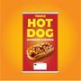 Imagem de Banner Temos Hot Dog Diversos Sabores Lanche Preço 80X50Cm