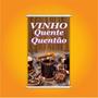 Imagem de Banner Vinho Quente Quentão Bebidas Xícaras 80X50Cm