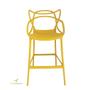 Imagem de Banqueta Allegra Top Chairs Amarela - kit com 2