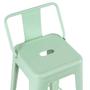 Imagem de Banqueta alta Iron Tolix com encosto - 76 cm -