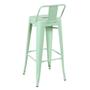 Imagem de Banqueta alta Iron Tolix com encosto - 76 cm -