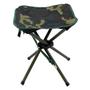 Imagem de Banqueta Camuflada Dobrável Portátil Azul para Camping Lazer Pesca Stool Ntk Nautika