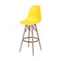 Imagem de Banqueta Charles Eames Dkr Bar Cozinha 56X106X56Cm Amarelo