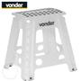 Imagem de Banqueta Dobravel Vonder 150kg Com Alça Branco