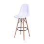 Imagem de Banqueta Eames Eiffel Botone Bar Cozinha 56X106Cm Branco