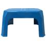 Imagem de Banqueta Infantil Pequena Até 30Kg 15X28Cm Azul Arqplast