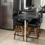 Imagem de Banqueta para balcão Bancada de cozinha Americana Área Gourmet Kit 2 Unidades com os pés Palito