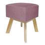 Imagem de Banqueta suede - (qd) -  - rose