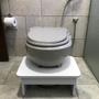 Imagem de Banquinho De Cócoras Apoio Pé Para Vaso Sanitário Banheiro