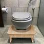Imagem de Banquinho De Cócoras Apoio Pé Para Vaso Sanitário Banheiro